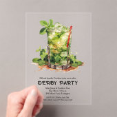 ミントジュレップダービーパーティー アクリル招待状 (インサイチュ (ポータブル))