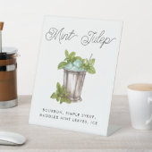 ミントジュレップホースレースダービーカスタムカクテル 台座サイン (インサイチュ)