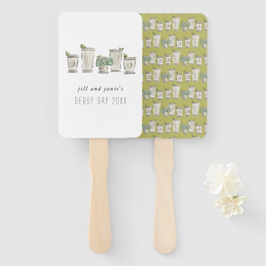 ミントジュレップホースレースダービーデイ ハンドファン (正面&裏面)
