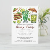 ミントジュレップ競馬ダービー日パーティー 招待状 (スタンド正面)