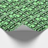 ミントジュレップ、ミンティ飲料 ラッピングペーパー (角)