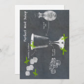 ミントジュレプカクテル 招待状 (正面/裏面)