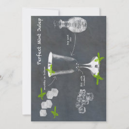 ミントジュレプカクテル 招待状