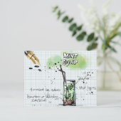 ミントジュレプダービーパーティの招待状 ポストカード (スタンド正面)