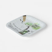 ミントジュレプダービーパーティー紙プレート ペーパープレート (傾斜あり)