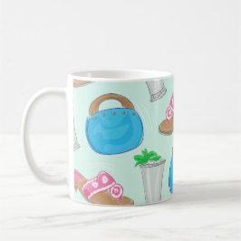 ミントジュレプバミューダバッグサンダルスダービー名門私立校風の コーヒーマグカップ