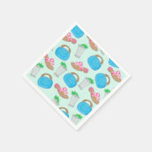 ミントジュレプバミューダバッグサンダルスダービ名門私立校風のー スタンダードカクテルナプキン (角)