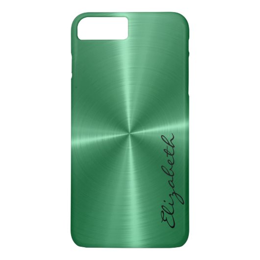 ミントステンレス鋼メタルルック Case-Mate iPhoneケース (裏面)