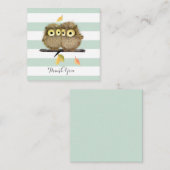 ミントストライプベビーフールズサンキューノートカード ノートカード (正面/裏面)
