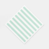 ミントストライプ スタンダードランチョンナプキン (角)