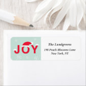 ミントスノウジョイホリデイ差出人住所ラベル ラベル (インサイチュ)