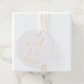 ミントタイポグラフィゴールドフォイル結婚ズ フェイバータグ (箱)