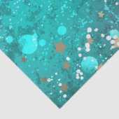 ミントターコイズフォイルの背景 薄葉紙 (詳細)