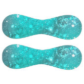 ミントターコイズフォイル背景 ソフトボール (パネル)