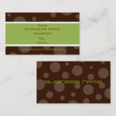 ミントチョコバブルプロファイルカード 名刺 (正面/裏面)