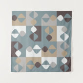 ミントチョコモダンレートキャラメル タペストリー (正面(横))