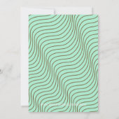 ミントチョコレートケーキ 招待状 (裏面)