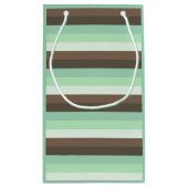 ミントチョコレートチップカラーブロックストライプ製品 スモールペーパーバッグ (裏面)