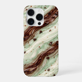 ミントチョコレートチップミルクシェイク大理石デザイン iPhone 16 PROケース