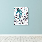 ミントチョコレートチップ キャンバスプリント (インサイチュ (ウッドフロア))