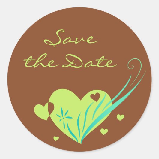 ミントチョコレート ラウンドシール (正面)