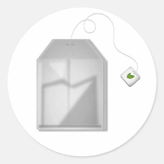 ミントティーバッグシール ラウンドシール (正面)