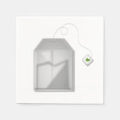 ミントティーバッグ紙ナプキンス スタンダードカクテルナプキン (正面)