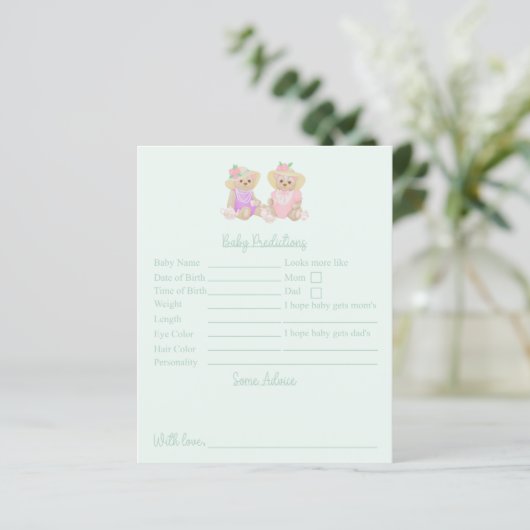 ミントティーパーティーベビーシャワー予測とアドバイス (スタンド正面)