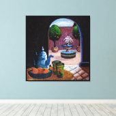 ミントティーモロッコ キャンバスプリント (インサイチュ (ウッドフロア))