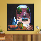 ミントティーモロッコ キャンバスプリント (インサイチュ (リビング))