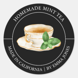 ミントティーラモダンベル ラウンドシール