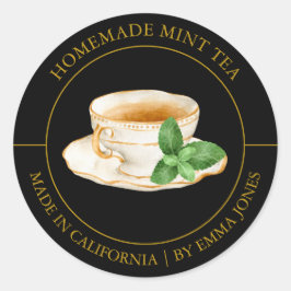 ミントティーラモダンベル ラウンドシール