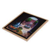 ミントティー、モロッコの中庭 タイル (側面)