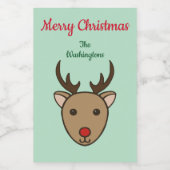 ミントトナカイ食品飲料ラベルセット フードラベル (シングルラベル)