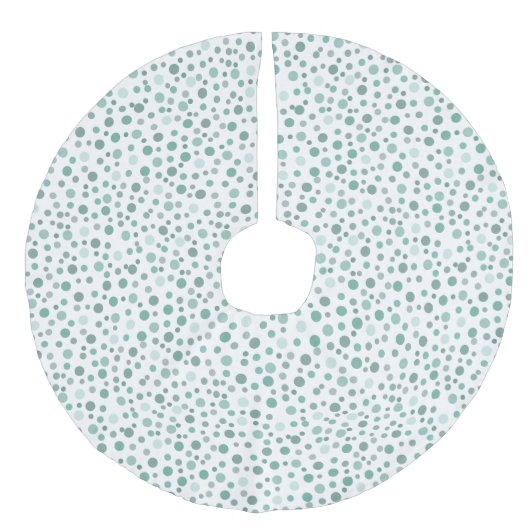 ミントドット フェイクリネンツリースカート (正面)