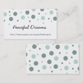 ミントドット 名刺 (正面/裏面)