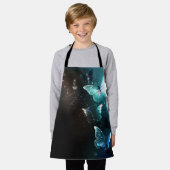 ミントナイトチョウ エプロン (着用した状態)