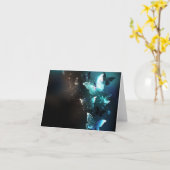 ミントナイトチョウ カード (黄色い花)