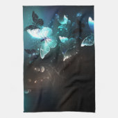 ミントナイトチョウ キッチンタオル (縦)