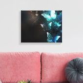 ミントナイトチョウ キャンバスプリント (インサイチュ (リビング))