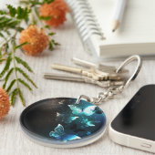 ミントナイトチョウ キーホルダー (正面右)