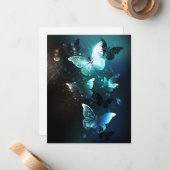 ミントナイトチョウ ノートカード (正面/裏面インサイチュ)