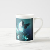 ミントナイトチョウ ボーンチャイナマグカップ (右)