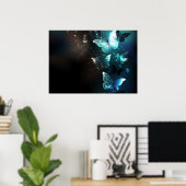 ミントナイトチョウ ポスター (ホームオフィス)