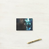 ミントナイトチョウ ポストイット (デスク上)