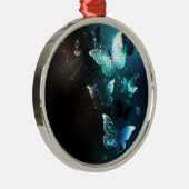 ミントナイトチョウ メタルオーナメント (右)