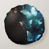 ミントナイトチョウ ラウンドクッション (裏面)