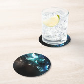 ミントナイトチョウ ラウンドペーパーコースター (インサイチュ)