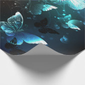 ミントナイトチョウ ラッピングペーパー (角)