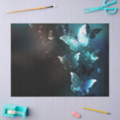 ミントナイトチョウ 薄葉紙 (クラフト)